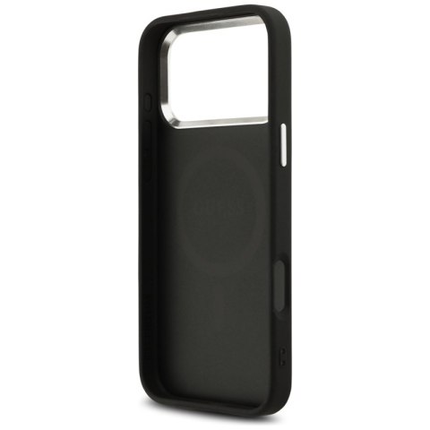 Guess 4G Classic Logo MagSafe - Etui iPhone 17 Pro Max (czarny)