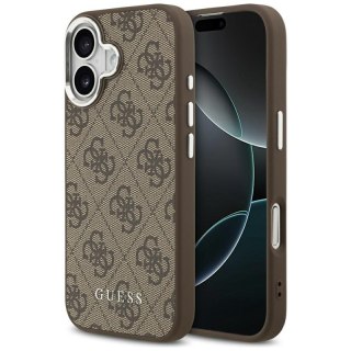 Guess 4G Classic Logo MagSafe - Etui iPhone 17 (brązowy)