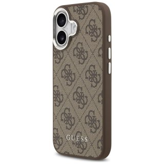 Guess 4G Classic Logo MagSafe - Etui iPhone 17 (brązowy)