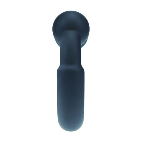 Metal and Silicone Cockring - Black