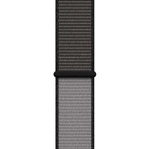 Crong Nylon - Pasek sportowy do Apple Watch 44/45/46/49 mm (Night Grey)