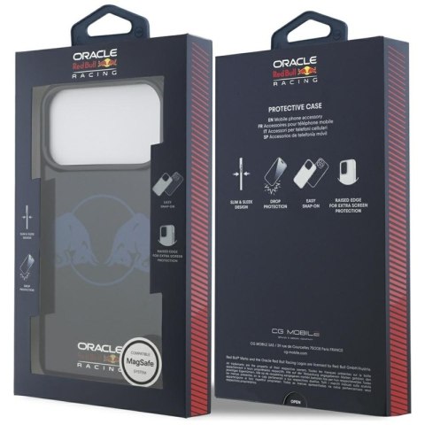 Red Bull IML Transparent Two Bulls MagSafe - Etui iPhone 17 Pro Max (granatowy)