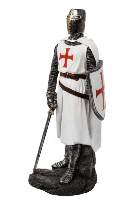 Rycerz Templariusz - Figurka dekoracyjna 30cm - MC-23077