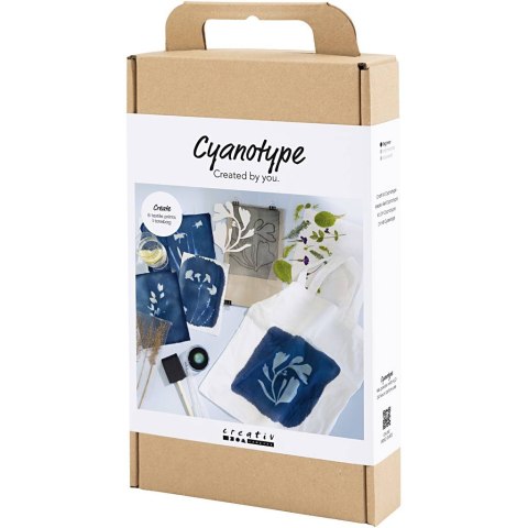 Zestaw DIY do Cyjanotypii na tkaninach