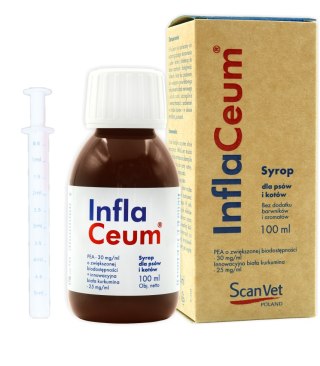 Scanvet Inflaceum Preparat Dla Psów I Kotów Wspomagający Stawy 100ml