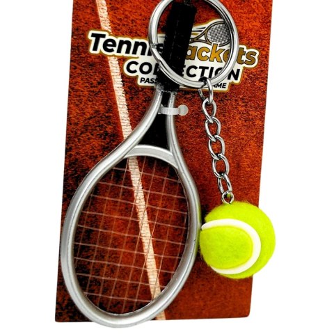 Sportowy Brelok do Kluczy Rakieta Tenisowy - Prezent dla Tenisisty - TRK-004