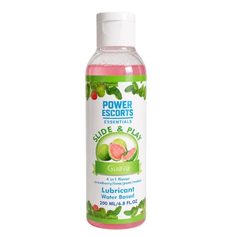 Power Escorts - DR12 - Guava Water-Based Lubricant 200ml - Slide & Play Personal Lube