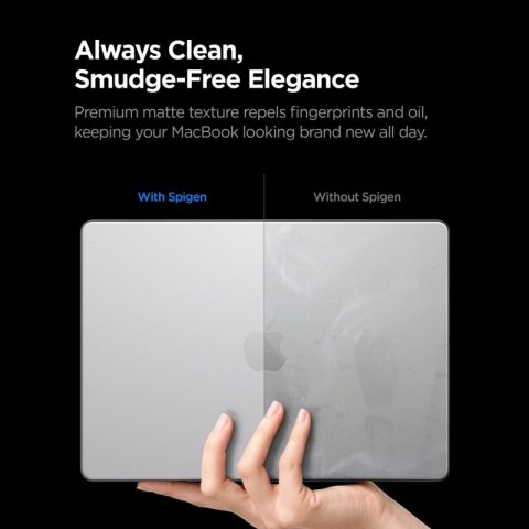 Spigen AirSkin - Obudowa MacBook Pro 14" (M5/M4/M3/M2/M1/2026-2021) (Frost Clear)