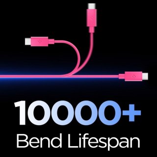 Spigen EB6010CC Essential - Kabel USB-C do USB-C 60W 1m (Pink)