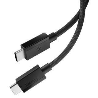 Spigen EB6015CC Essential - Kabel USB-C do USB-C 60W 1.5m (Black)