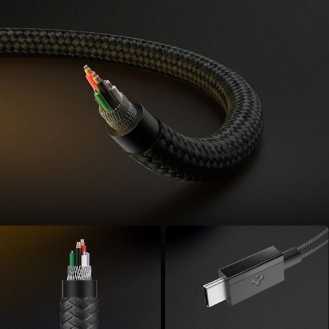 Spigen EB6015CC Essential - Kabel USB-C do USB-C 60W 1.5m (Black)