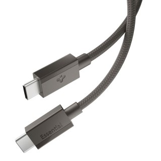 Spigen EB6015CC Essential - Kabel USB-C do USB-C 60W 1.5m (Gunmetal)