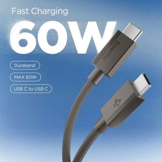 Spigen EB6015CC Essential - Kabel USB-C do USB-C 60W 1.5m (Gunmetal)