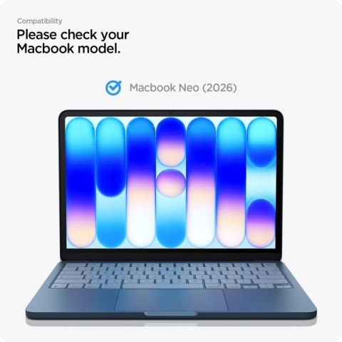 Spigen SafeView - Folia prywatyzująca do MacBook Neo