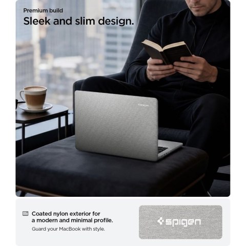 Spigen Urban Fit - Obudowa do MacBook Pro 14" (M5/M4/M3/M2/M1/2026-2021) (Heather Grey)