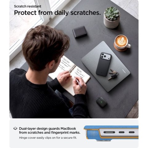 Spigen Urban Fit - Obudowa do MacBook Pro 14" (M5/M4/M3/M2/M1/2026-2021) (Heather Grey)