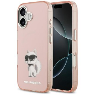 Karl Lagerfeld IML Aquarelle Choupette & Logo MagSafe - Etui iPhone 17 (różowy)