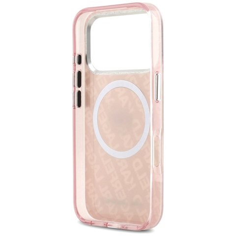 Karl Lagerfeld IML Choupette Head Logo MagSafe - Etui iPhone 17 Pro Max (różowy)