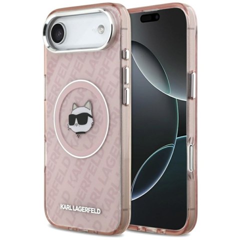 Karl Lagerfeld IML Choupette Head Logo MagSafe - Etui iPhone Air (różowy)