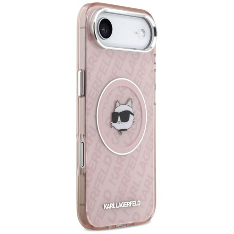 Karl Lagerfeld IML Choupette Head Logo MagSafe - Etui iPhone Air (różowy)