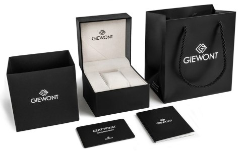 Zegarek Męski Giewont Elegance Sapphire Srebrno Niebieski GW5160-B3
