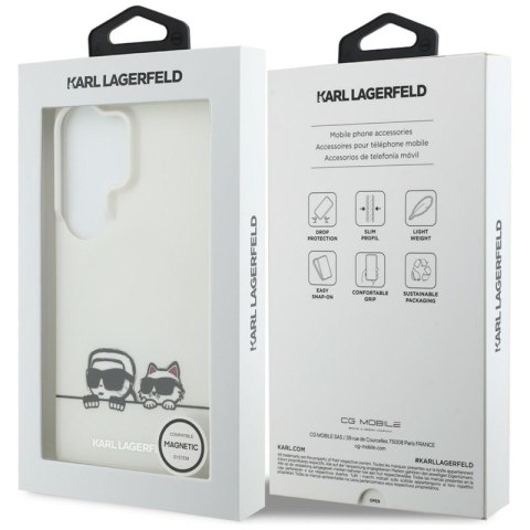 Karl Lagerfeld IML Peekaboo Karl & Choupette MagSafe - Etui Samsung Galaxy S26 Ultra (przezroczysty)