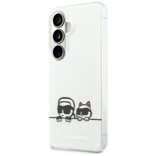 Karl Lagerfeld IML Peekaboo Karl & Choupette MagSafe - Etui Samsung Galaxy S26 (przezroczysty)