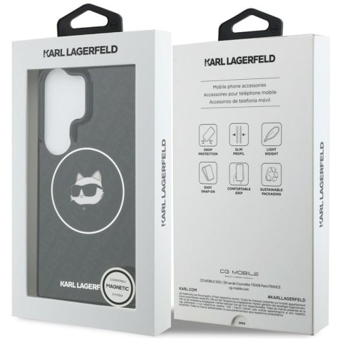 Karl Lagerfeld IML Repeated Choupette MagSafe - Etui Samsung Galaxy S26 Ultra (czarny)