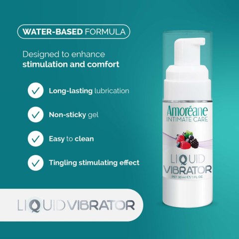 Żel/sprej-Liquid Vibrator Berries 30ml.