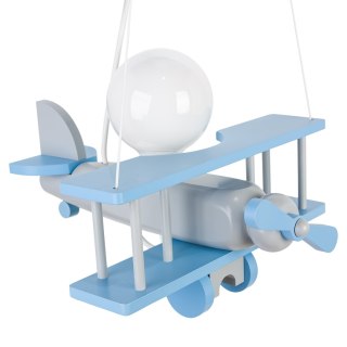 Lampa wisząca Samolot mały - szaro-niebieski