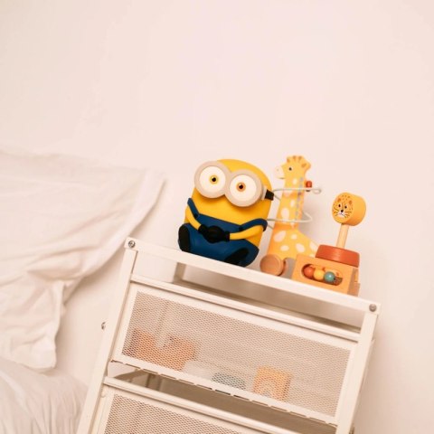 Minions - Miękka silikonowa lampka nocna LED Bob dla dzieci 15 cm