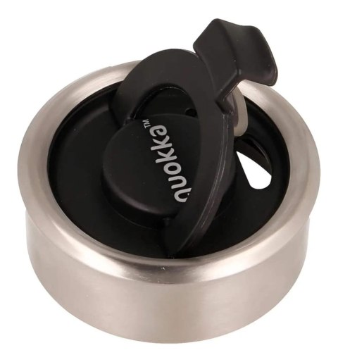 Quokka Boost Coffee Tumbler - Kubek termiczny ze stali nierdzewnej z zaparzaczem 400 ml (Carbon Black)