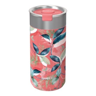 Quokka Boost Coffee Tumbler - Kubek termiczny ze stali nierdzewnej z zaparzaczem 400 ml (Exotic Pink)