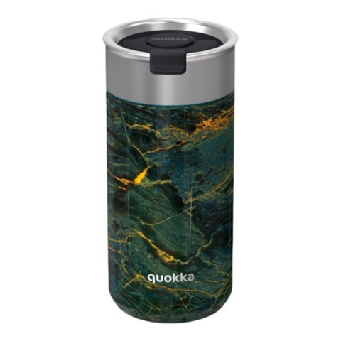 Quokka Boost Coffee Tumbler - Kubek termiczny ze stali nierdzewnej z zaparzaczem 400 ml (Greenstone)