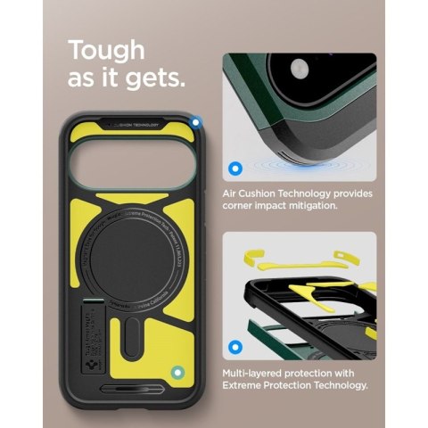 Spigen Tough Armor Mag MagSafe - Etui do Google Pixel 11 (Abyss Green)