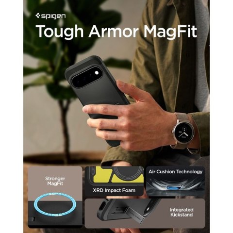 Spigen Tough Armor Mag MagSafe - Etui do Google Pixel 11 (Black)