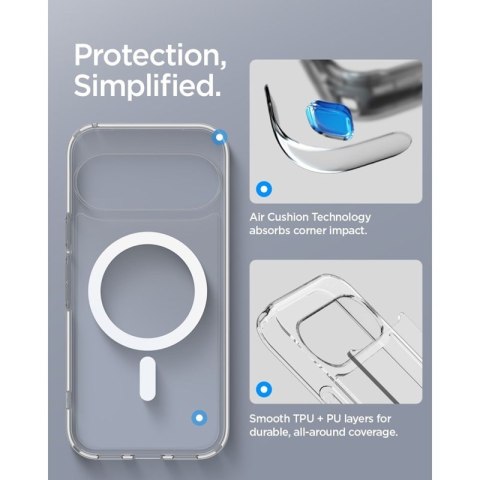 Spigen Ultra Hybrid Mag MagSafe - Etui do Google Pixel 11 (Clear/White)
