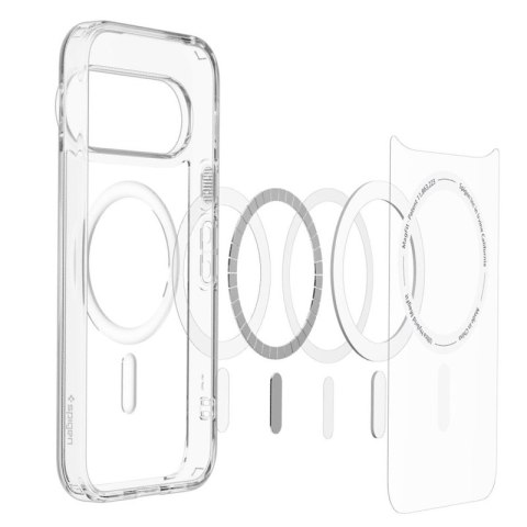 Spigen Ultra Hybrid Mag MagSafe - Etui do Google Pixel 11 Pro (Clear/White)