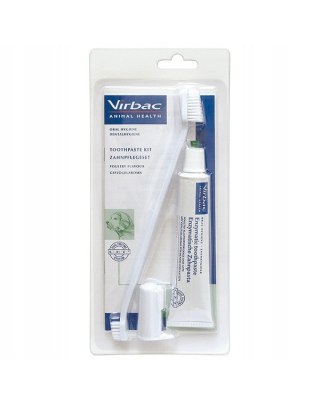 VIRBAC Zestaw stomatologiczny dla psów (pasta + szczoteczka) 70g