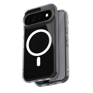 Crong Hybrid Clear Magnetic - Etui MagSafe Google Pixel 11 Pro (przezroczysty)