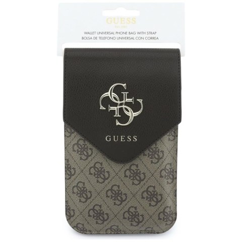 Guess Graines 4G & Classic Logos - Torebka na telefon (brązowy)