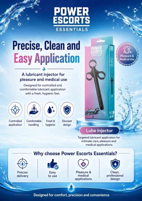 Power Escorts - BR377 - Lube Injector - Lubricant Applicator - Precise and Controlled Application