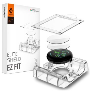 Spigen Elite Shield EZ Fit 2-Pack - Folia hydrożelowa do Google Pixel Watch 3 / 4 / 5 41 mm (2 szt)