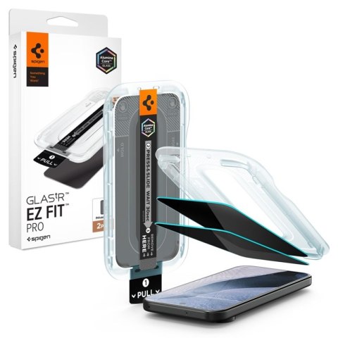 Spigen Glas.tR EZ Fit Pro AC Privacy 2-Pack - Hartowane szkło prywatyzujące do Google Pixel 9 / 9 Pro / 10 Pro / 11 Pro (2 szt)