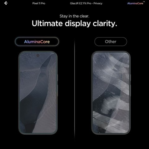 Spigen Glas.tR EZ Fit Pro AC Privacy 2-Pack - Hartowane szkło prywatyzujące do Google Pixel 9 / 9 Pro / 10 Pro / 11 Pro (2 szt)
