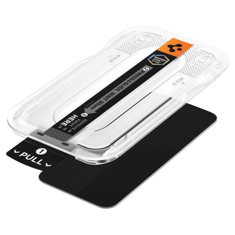 Spigen Glas.tR EZ Fit Pro AC Privacy 2-Pack - Hartowane szkło prywatyzujące do Google Pixel 9 Pro XL / 10 Pro XL / 11 Pro XL (2 