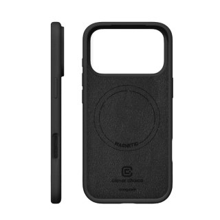 Crong Color Cover Magnetic - Etui MagSafe iPhone 18 Pro / 17 Pro (czarny)