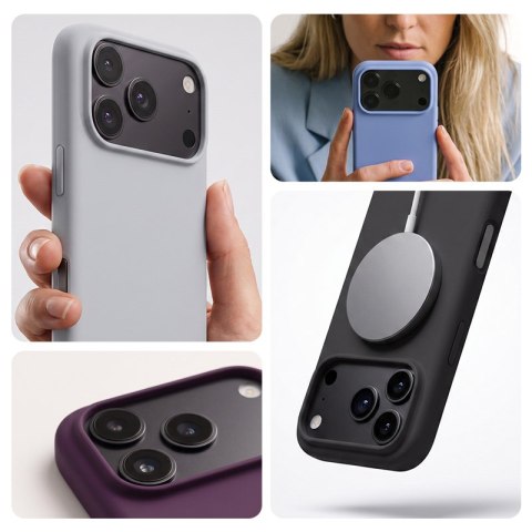 Crong Color Cover Magnetic - Etui MagSafe iPhone 18 Pro / 17 Pro (czarny)
