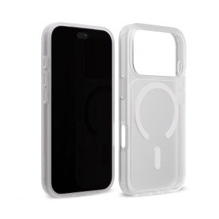 Crong Hybrid Matte Magnetic - Etui MagSafe iPhone 18 Pro Max / 17 Pro Max (biały)