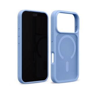 Crong Hybrid Matte Magnetic - Etui MagSafe iPhone 18 Pro Max / 17 Pro Max (niebieski)
